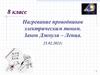 Нагревание проводников электрическим током. Закон Джоуля – Ленца. 8 класс