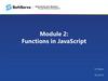 Functions in JavaScript