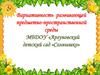 Вариативность развивающей предметно-пространственной среды в детском саду