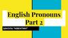 English Pronouns Part