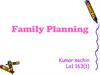 Family Planning Kumar sachin La1 163