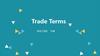 Trade Terms