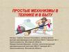 Простые механизмы в технике и в быту