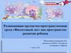Развивающая предметно - пространственная среда «Фиолетовый лес» как пространство развития ребенка