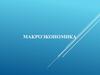Макроэкономика. Национальная экономика: особенности, результаты и их измерение