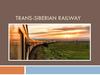 Trans-siberian railway