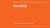 NewSQL. Свежий взгляд на реляционные СУБД