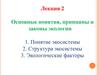 Понятия, принципы и законы экологии