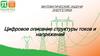 Цифровое описание структуры токов и напряжений