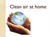 Clean air at home