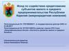 Фонд по содействию кредитованию субъектов малого и среднего предпринимательства Республики Карелия