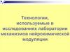 Технологии, используемые в исследованиях лаборатории механизмов нейрохимической модуляции