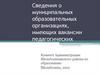 Вакансии педагогических работников. Шелаболихинский район