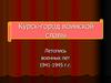Курск-город воинской славы. Летопись военных лет 1941-1945 г.г