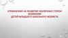 Упражнения на развитие различных сторон внимания детей младшего школьного возраста