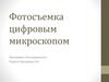 Фотосъемка цифровым микроскопом