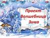 Проект Волшебница Зима