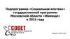 Подпрограмма «Социальная ипотека» государственной программы Московской области «Жилище»