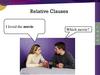 Relative Clauses
