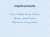 English proverbs