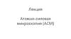 Атомно-силовая микроскопия (АСМ). Лекция 14