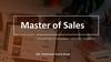 Master of Sales. Полный курс по продажам, обучение продавцов