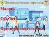 Экономическая перепись малого бизнеса по итогам 2020 года