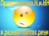 Правописание - Н - и - НН - в различных частях речи (9 класс)