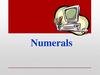 Numerals