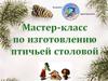 Мастер-класс по изготовлению птичьей столовой