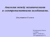 Аналогия между механическими и электромагнитными колебаниями
