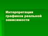 Интерпретация графиков реальной зависимости