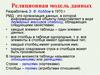 Реляционная модель данных