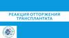 Реакция отторжения трансплантата