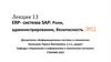 ERP - система SAP. Роли, администрирование, безопасность, ЖЦ  (лекция 13)