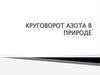 КРУГОВОРОТ АЗОТА В ПРИРОДЕ