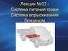 Система питания газом. Система впрыскивания бензином