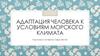 Адаптация человека к условиям морского климата