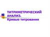 Кривые титрования