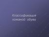 Классификация кожаной обуви