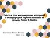 Место и роль международных корпораций в международной мировой экономике на примере Procter & Gamble