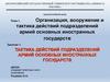 Тактика действий подразделений армий основных иностранных государств (занятие 1)