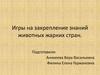 Игры на закрепление знаний животных жарких стран