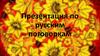 Презентация по русским поговоркам