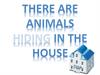 There are animals hiding in the house
