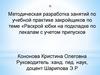 Раскрой юбки на подкладке по лекалам с учетом припусков. Методическая разработка занятий