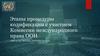 Этапы процедуры кодификации с участием Комиссии международного права ООН