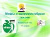 Мифы о здоровом образе жизни