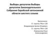 Выборы депутатов законодательного собрания еврейской автономной области шестого созыва