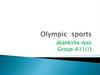 Olympic sports akanksha